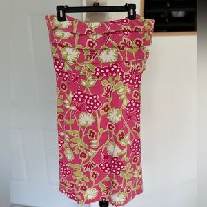 Lilly Pulitzer Pink and Green Floral Dress